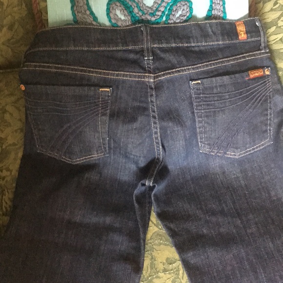 New Dojo Fit Crop 7 For All Mankind Jeans 30! - Picture 6 of 8